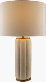 Vanisha Rustic Beige Table Lamp - Image 5