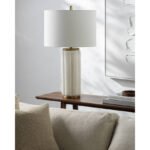Vanisha Rustic Beige Table Lamp - Image 2