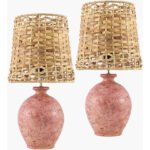 Shameeka Modern Blush Table Lamp