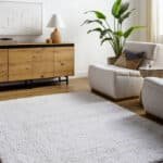 Rockton Modern Light Brown/Light Silver Area Rug