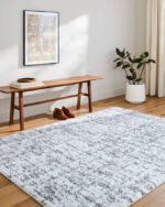 Lekesha Modern Light Gray Area Rug