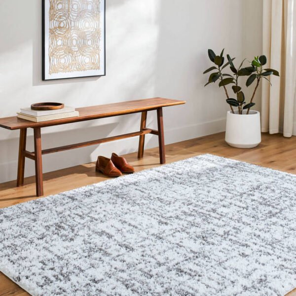 Lekesha Modern Light Gray Area Rug