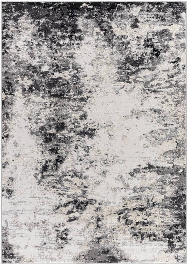 AAAC2563-537-1 Emmylou Modern Black/Light Beige Area Rug - Image 1