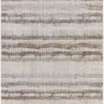 Kessa Modern Dark Brown Area Rug