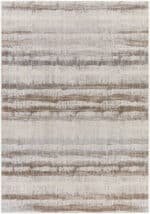 Kessa Modern Dark Brown Area Rug