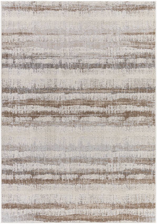 AAAC2568-537-1 Kessa Modern Dark Brown Area Rug - Image 1