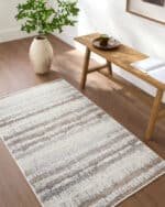 Kessa Modern Dark Brown Area Rug - Image 4
