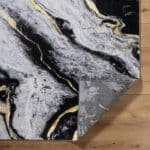 Hurst Modern Light Slate/Black Area Rug - Image 7