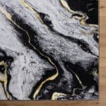 Hurst Modern Light Slate/Black Area Rug - Image 5