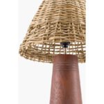 Nainoa Modern Dark Brown Table Lamp - Image 4