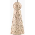 Lathisa Modern Lighrt Gray/Brown Table Lamp - Image 3