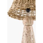 Lathisa Modern Lighrt Gray/Brown Table Lamp - Image 4