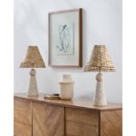 Lathisa Modern Brown/Light Gray Table Lamp - Image 2