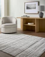 Ieshia Modern Ivory/Cream Brown Area Rug - Image 3