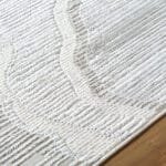 Iveliz Modern Ivory Area Rug - Image 7