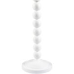 Camilia Traditional White Floor Lamp - Image 4