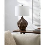 Elston Traditional Brown Table Lamp - Image 3