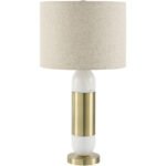 Monte Modern Metallic - Nickel Table Lamp