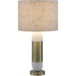 Monte Modern Metallic - Nickel Table Lamp - Image 2