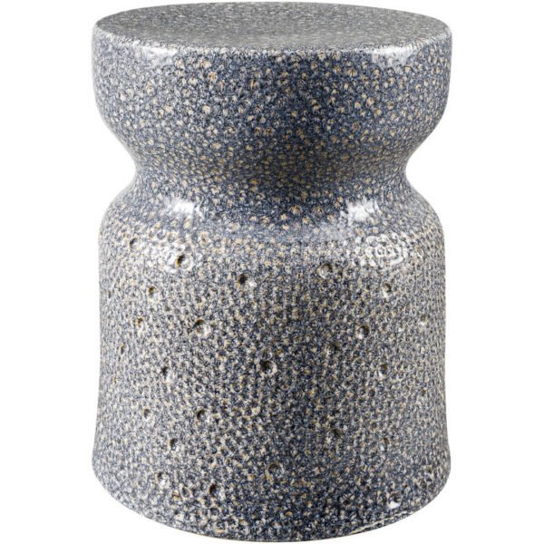 Buchans Blue/Cream Garden Stool