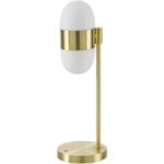 Verwood Modern Metallic - Gold Table Lamp