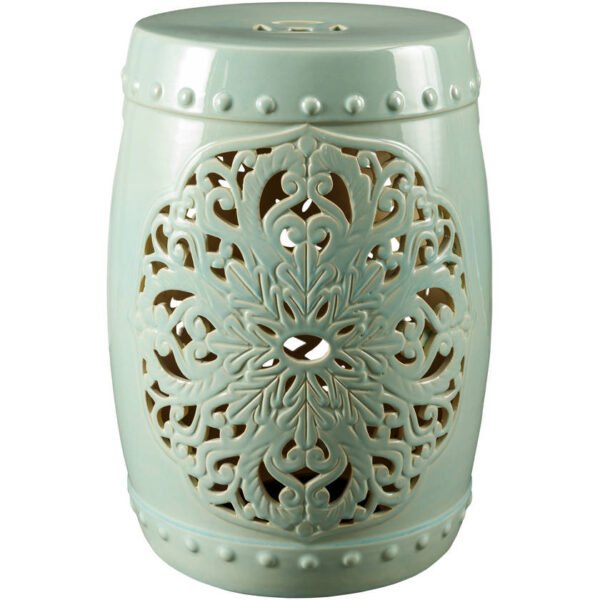 Tambria Seafoam Garden Stool