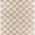 Yaakov Modern Dark Brown Area Rug