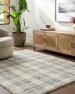 Megham Global Light Gray Area Rug - Image 2