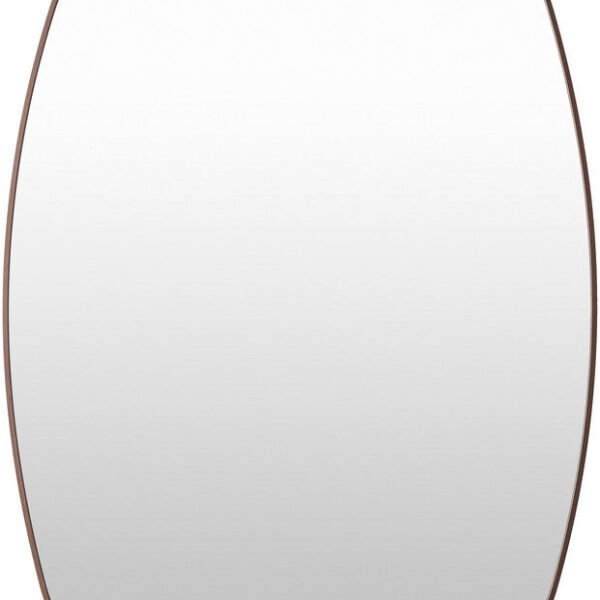 Stephannie Modern Dark Brown Wall Mirror
