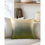 Mieko Olive Green Pillow Cover - Image 2