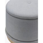 Rossi Gray/Brown Ottoman - Image 2