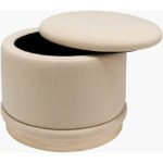 Rossi Brown Ottoman - Image 3