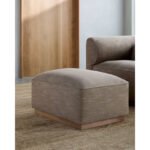 Haywood Beige Ottoman - Image 2