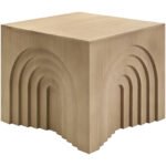 Aine Brown End Table