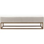 Lucille Brown Bench - Image 4