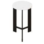 Corianna White End Table