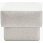 Viki White Ottoman - Image 3