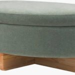 Sherece Teal Ottoman