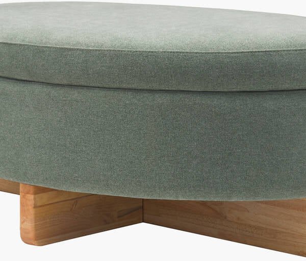 Sherece Teal Ottoman