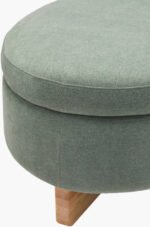 Sherece Teal Ottoman - Image 3