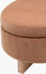 Sherece Peach Ottoman - Image 3
