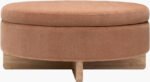 Sherece Peach Ottoman - Image 4