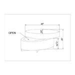Sherece Peach Ottoman - Image 7