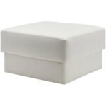 Shelonda White Ottoman