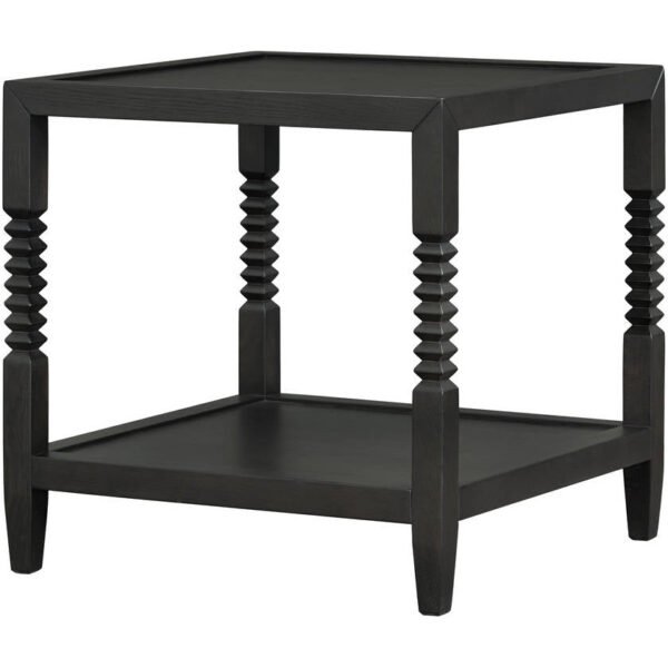 Saraann Black End Table