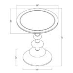 Todmorden Brown End Table - Image 5