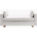 Marcella White/Brown Bench - Image 6