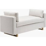 Marcella White/Brown Bench - Image 8