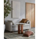 Marcella White/Brown Bench - Image 3