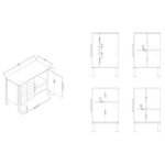 Refugio Brown Cabinet - Image 16